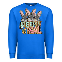 True Royal peepin' it real easter day Premium Sweatshirt - FaDigitalArtStudio
