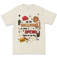 Bone at the ballpark is where i spend most of my day Premium Tee - MaliasSmallBusiness
