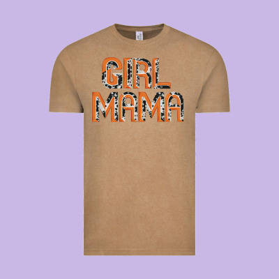 Girl Mama Vintage Tee Designed By Jahusdesignshop