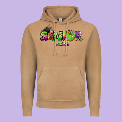 Senior 2023 Halloween Vintage Hoodie Designed By Bundleandbundleshop