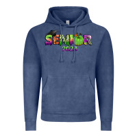 Vintage Denim senior 2023 halloween Vintage Hoodie - BundleAndBundleShop