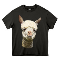 Asphalt Alpaca Head Heavy Core Tee - LillyAllenDesigns