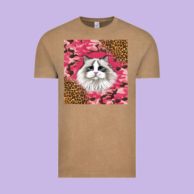 Ragdoll Cat Vintage Tee Designed By Lillyallendesigns