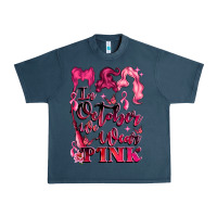 Midnight Navy in october we wear pink Urban Heavy Tee - LillyAllenDesigns