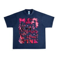 Navy in october we wear pink Urban Heavy Tee - LillyAllenDesigns