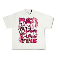 Pistachio in october we wear pink Urban Heavy Tee - LillyAllenDesigns