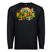 Black nurse st patricks Premium Sweatshirt - FaDigitalArtStudio