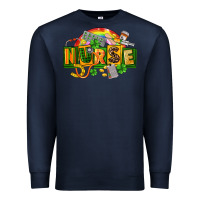 Navy nurse st patricks Premium Sweatshirt - FaDigitalArtStudio