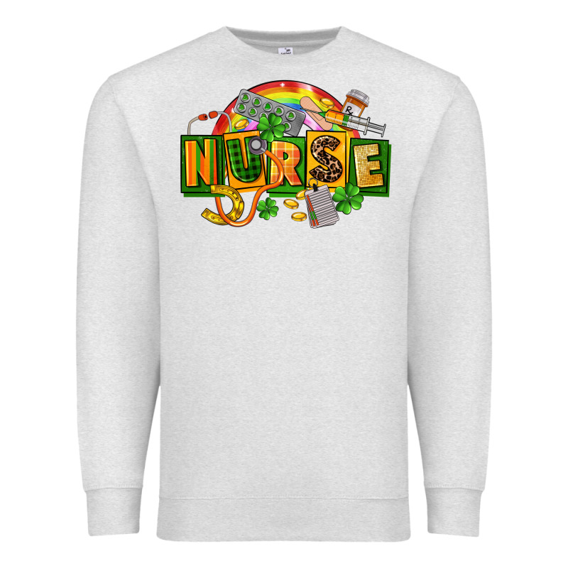 Nurse St Patricks Premium Sweatshirt by FaDigitalArtStudio | Teevron