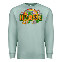 Seafoam nurse st patricks Premium Sweatshirt - FaDigitalArtStudio
