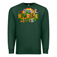 Sports Green nurse st patricks Premium Sweatshirt - FaDigitalArtStudio