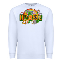 White nurse st patricks Premium Sweatshirt - FaDigitalArtStudio