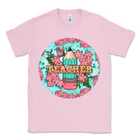 Bubblegum Pink teacher floral pencil round earring Classic Tee - BundleAndBundleShop