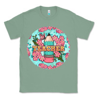 Sage teacher floral pencil round earring Classic Tee - BundleAndBundleShop