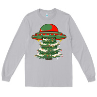 Moon Dust Ufo Christmas Pine Tree Long Sleeve Tee - Bettercallsaul