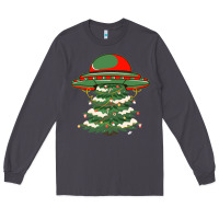 Smoke Ufo Christmas Pine Tree Long Sleeve Tee - Bettercallsaul