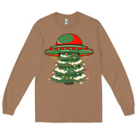 Toasted Coconut Ufo Christmas Pine Tree Long Sleeve Tee - Bettercallsaul