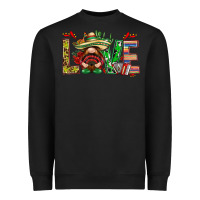 Black Mexico love with gnome Heavyweight Sweatshirt - NancyCooperArtShop