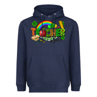 Navy teacher st patrick Heavyweight Hoodie - FaDigitalArtStudio