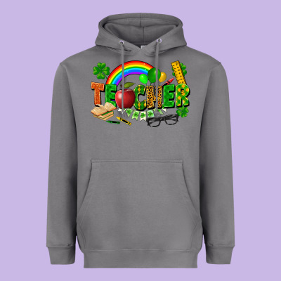 Teacher St Patrick Heavyweight Hoodie Designed By Fadigitalartstudio