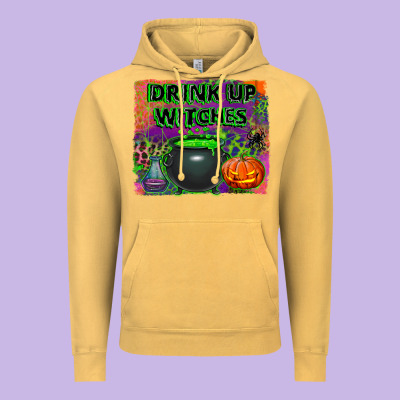 Drink Up Witches Vintage Hoodie Designed By Bundleandbundleshop