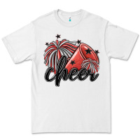 White cheer Premium Tee - MaliasSmallBusiness