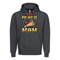 Smoke Loud and proud cheer Mom Mother's Day Zipper Hoodie - CowGirlArtShop