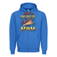 True Royal Loud and proud cheer Mom Mother's Day Zipper Hoodie - CowGirlArtShop