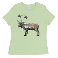 Matcha reindeer buck deer Ladies Tee - LillyAllenDesigns