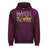Mauve Wine mardi gras Urban Hoodie - SublimationCraftShop