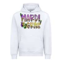 White mardi gras Urban Hoodie - SublimationCraftShop