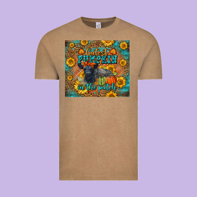 Fall Cutest Pumpkin In The Patch Cute Cow Tumbler Vintage Tee Designed By Lillyallendesigns