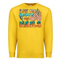 Lemon ask me about my nails bbs Premium Sweatshirt - BundleAndBundleShop