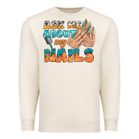Sandshell ask me about my nails bbs Premium Sweatshirt - BundleAndBundleShop