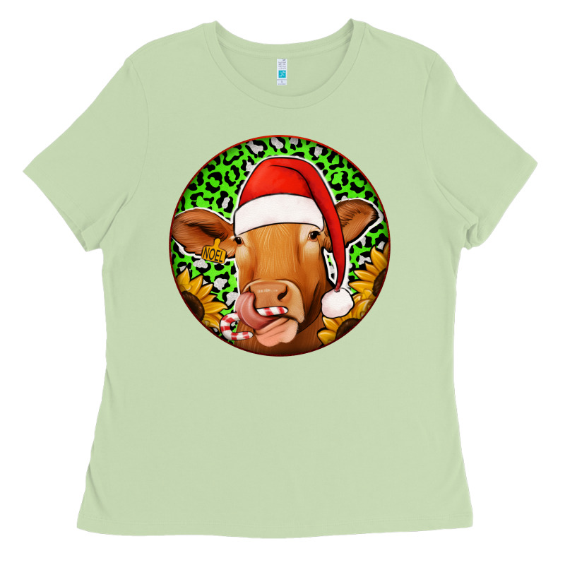 Christmas Circle Earrings Ladies Tee by Jasminsmagicworld | Teevron