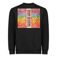 Black Love is love Pride LGBTQ+ Heavyweight Sweatshirt - NancyCooperArtShop