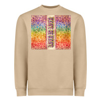 Mushroom Love is love Pride LGBTQ+ Heavyweight Sweatshirt - NancyCooperArtShop