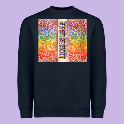 Love Is Love Pride Lgbtq+ Heavyweight Sweatshirt Designed By Nancycooperartshop