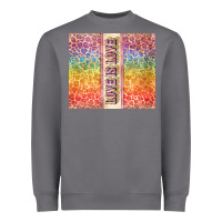 Storm Love is love Pride LGBTQ+ Heavyweight Sweatshirt - NancyCooperArtShop