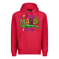 Cardinal happy mardi gras alligator olivia Premium Hoodie - OliviaCreatesArt