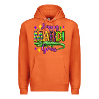 Carrot happy mardi gras alligator olivia Premium Hoodie - OliviaCreatesArt