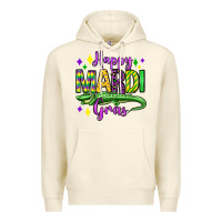 Sandshell happy mardi gras alligator olivia Premium Hoodie - OliviaCreatesArt