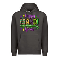 Smoke happy mardi gras alligator olivia Premium Hoodie - OliviaCreatesArt