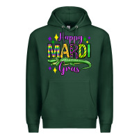 Sports Green happy mardi gras alligator olivia Premium Hoodie - OliviaCreatesArt