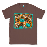 Chestnut fall pumpkin distressed background Classic Tee - BundleAndBundleShop