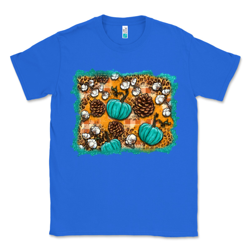 Fall Pumpkin Distressed Background Classic Tee by BundleAndBundleShop | Teevron
