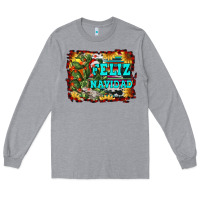 Heather Grey feliz navidad Long Sleeve Tee - RanaPortraitStore