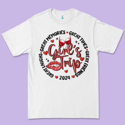 Girl's Trip Premium Tee Designed By Maliassmallbusiness
