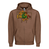 Chestnut Do it for the culture Zipper Hoodie - HowdyJamesFarm