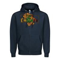 Navy Do it for the culture Zipper Hoodie - HowdyJamesFarm